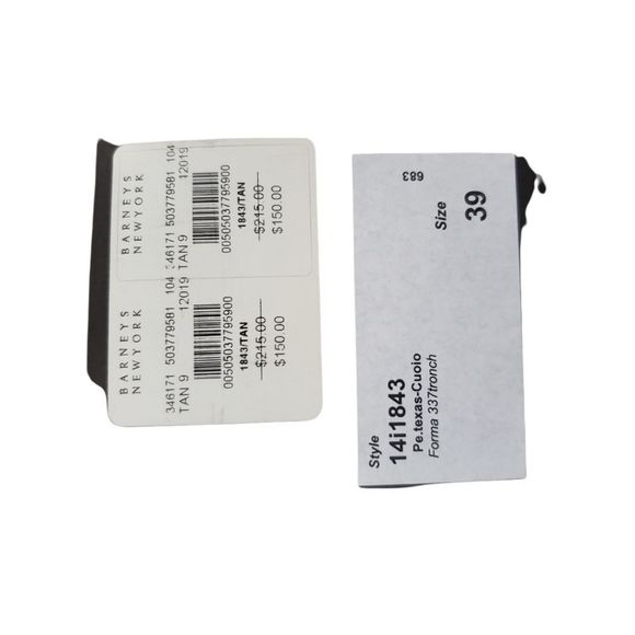 Barneys New York Tan Wingtip Boots - Picture 10 of 10